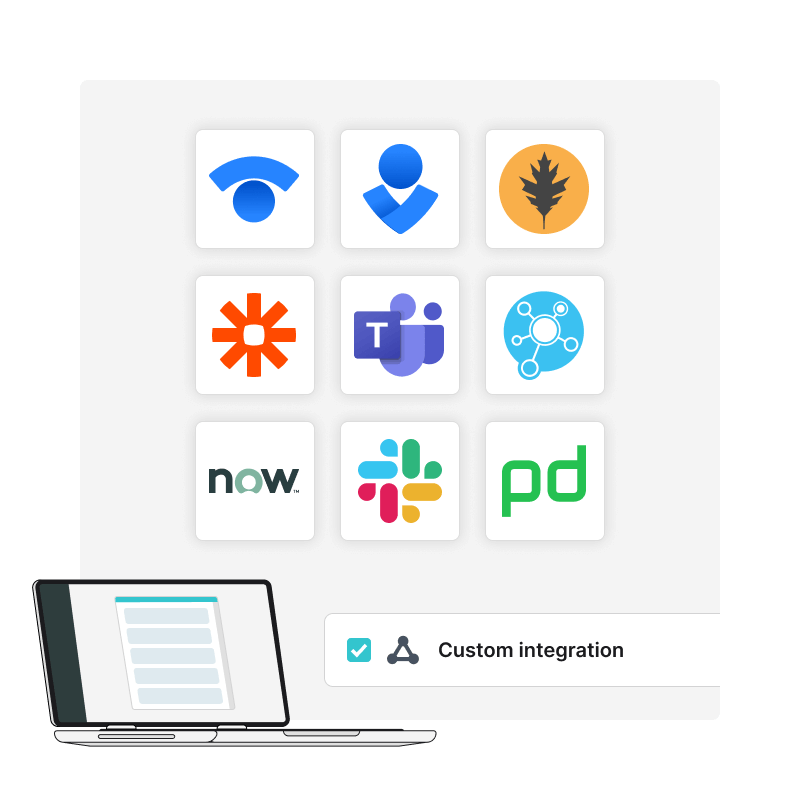 Utilisez des intégrations personnalisées pour répondre aux besoins de votre équipe